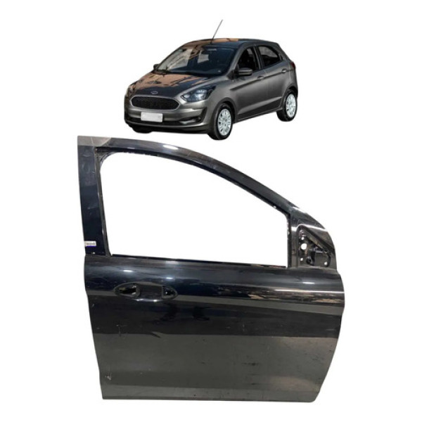 Porta Dianteira Direita Ford Ka 2014 A 2021 Original Dianteira Direita Preto