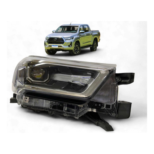 Farol Toyota Hilux Srx Full Led Direito 2021 2022 2023 Origi Direito/passageiro