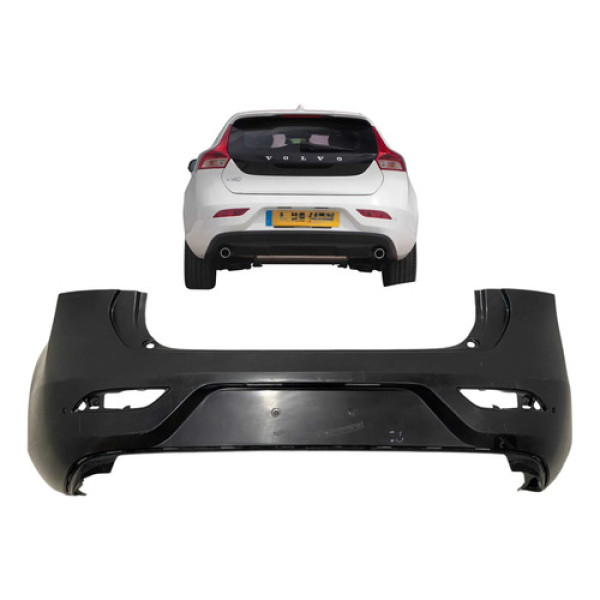 Parachoque Traseiro Volvo V40 2012 A 2019 Original