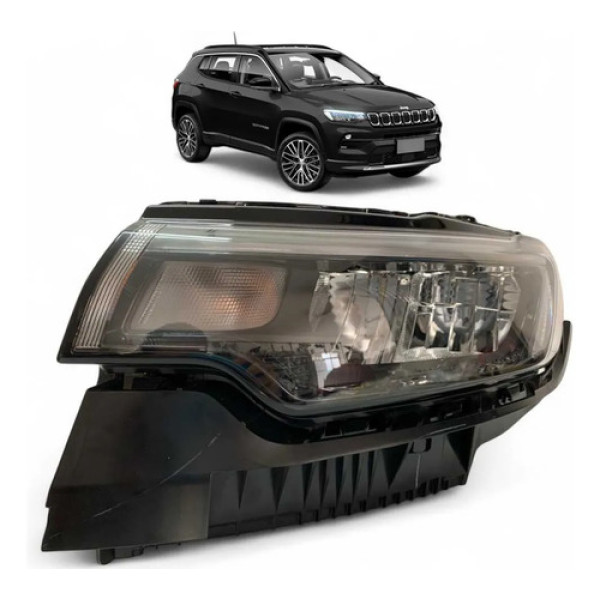 Farol Jeep Compass Full Led Esquerdo 2022 2023 2024 2025 Ori Esquerdo/motorista