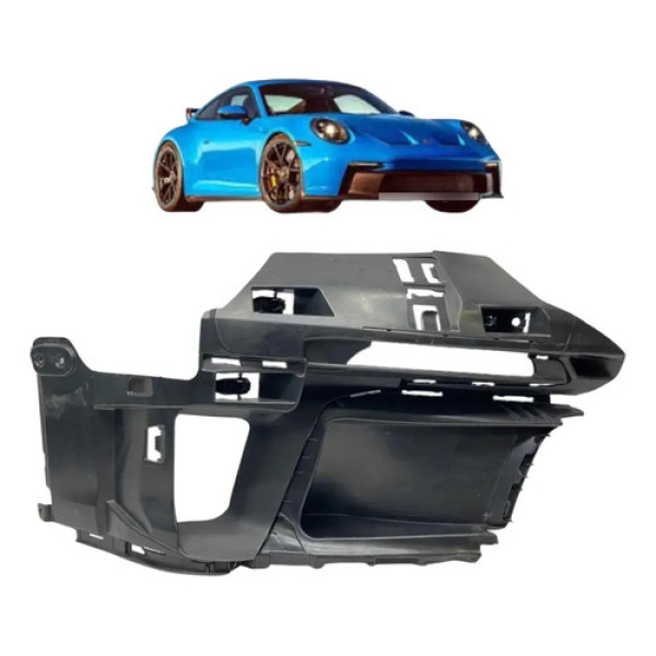 Grade Inferior Direito Porsche 992 Gt3 2021 A 2024 Original Preto Fosco