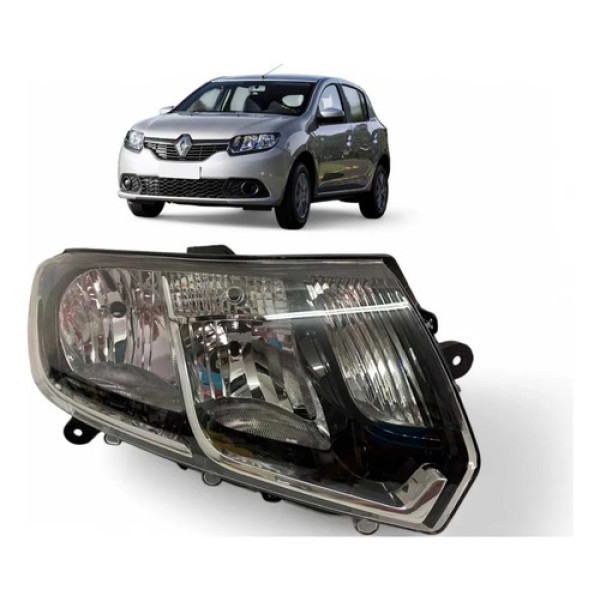 Farol Renault Sandero Direito 2014 2015 2016 2017 2018 Origi Direito/passageiro