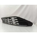 Grade Dianteira Inferior Volkswagen Nivus 2020 A 2023 Origin Preto Fosco