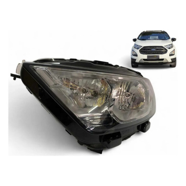 Farol Ford Ecosport Sem Led Esquerdo 2018 2019 2020 2021 Ori Esquerdo/motorista