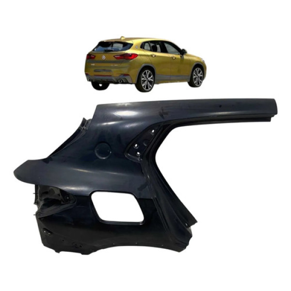 Retalho Lateral Traseira Direita Bmw X2 2018 A 2023 Preto