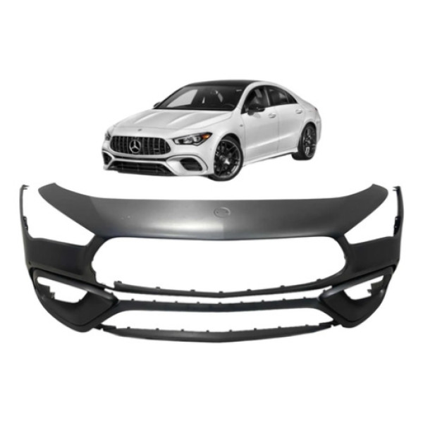 Parachoque Dianteiro Mercedes Cla 45 Cla 250 Amg 2020 A 2023 Preto