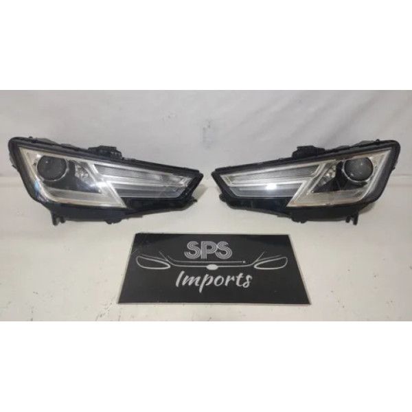 Farol Esquerdo Audi A4 Tfsi Led Xenon 2016 A 2019 Original Esquerdo