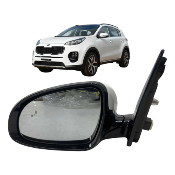 Retrovisor Esquerdo Kia Sportage C/ Sensor 2016 A 2021