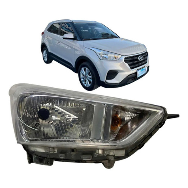 Farol Direito Hyundai Creta 2017 A 2021 Original Direito/passageiro