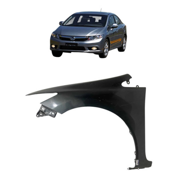 Paralama Honda Civic Esquerdo 2012 A 2016 Original