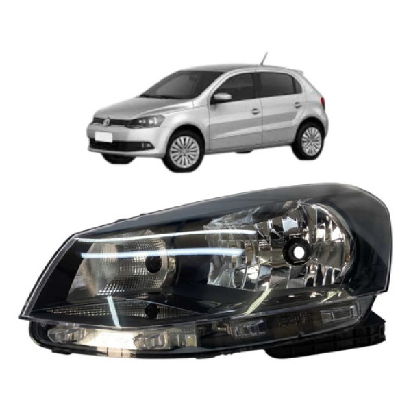 Farol Esquerdo Volkswagen Gol Saveiro Voyage G6 2013 A 2016 Esquerdo/motorista