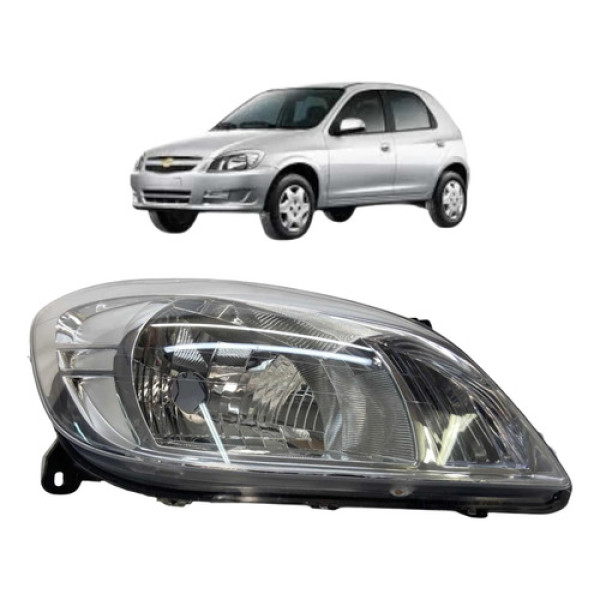 Farol Direiro Chevrolet Celta 2007 A 2015 Direito/passageiro
