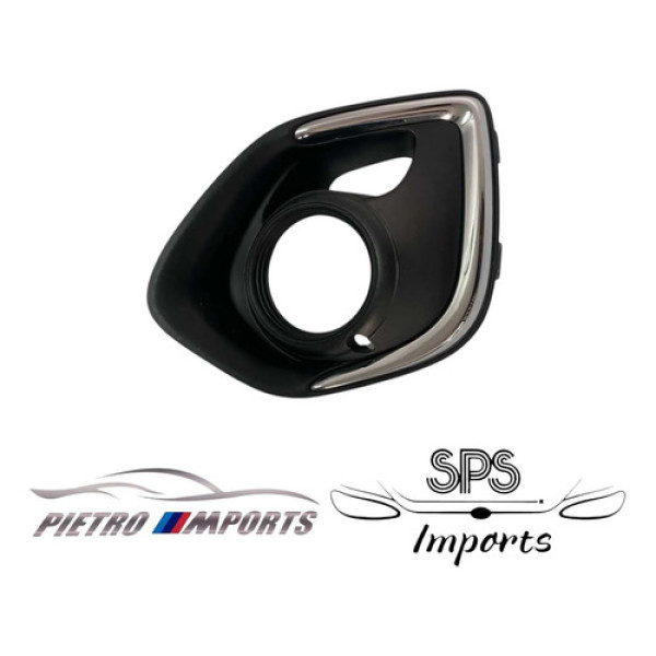 Moldura Milha Esquerdo Mitsubishi Asx 2013 A 2016 Original Preto Esquerdo