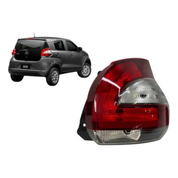 Lanterna Direita Fiat Mobi 2016 A 2024 Original Direito/passageiro Vermelho