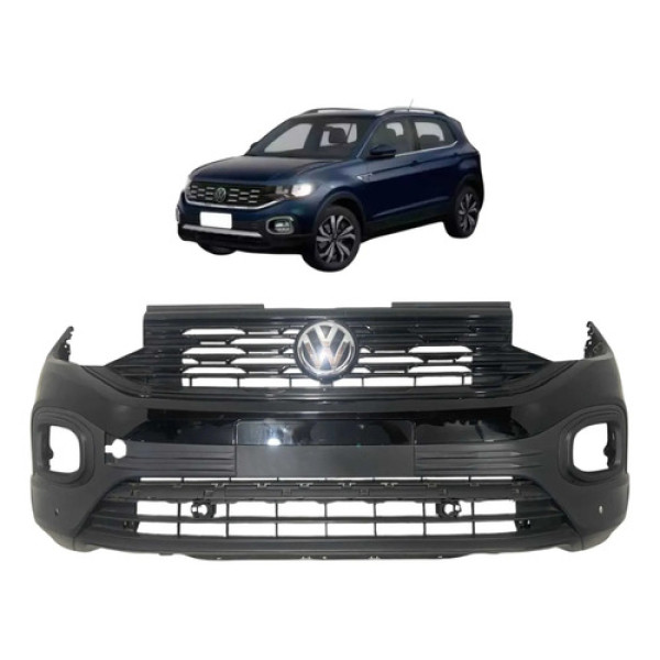 Parachoque Dianteiro Volkswagen T Cross 2019 A 2024 Preto