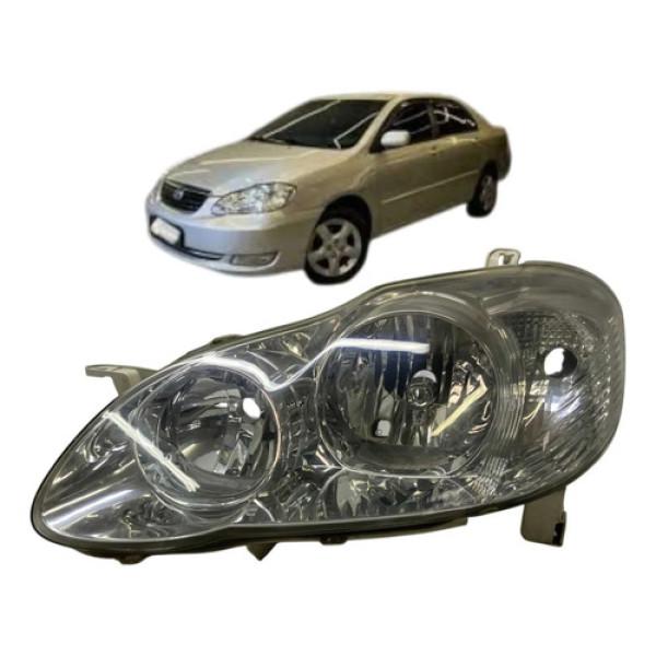 Farol Esquerdo Toyota Corolla 2005 A 2008 Original Esquerdo/motorista