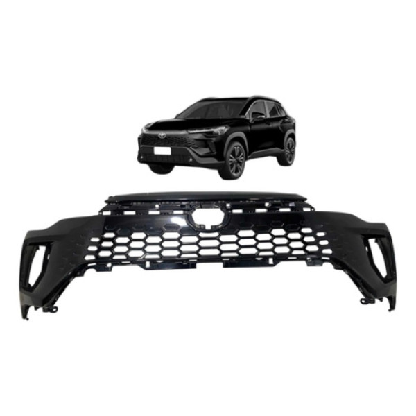 Parachoque Dianteiro Toyota Corolla Cross 2024 A 2026 Preto