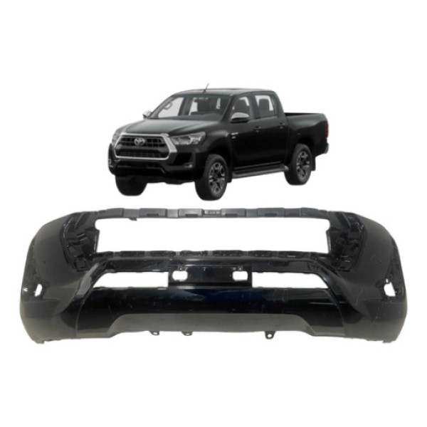 Parachoque Dianteiro Toyota Hilux Srv Srx 2021 A 2024 Preto