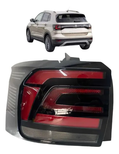 Lanterna Traseira Esquerda Volkswagen T-cross 2019 A 2024 Esquerdo/motorista Vermelho