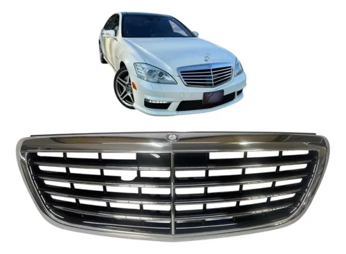 Grade Central Dianteira Mercedes S63 S500 Amg 2011 A 2016 Cromado Brilhante