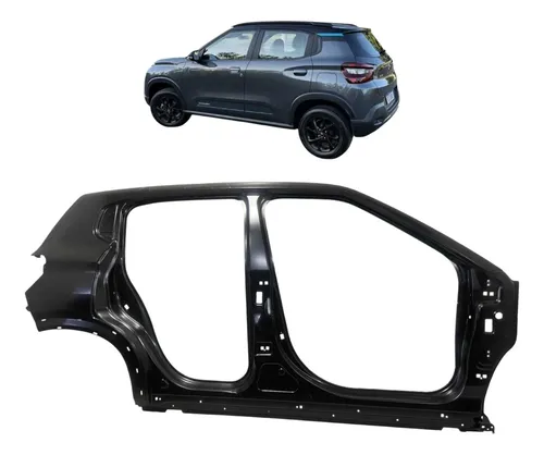 Lateral Direita  Citroen C3 2023 A 2026 Original Preto