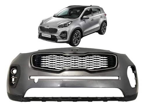 Parachoque Dianteiro Kia Sportage 2016 A 2018 Original Prateado