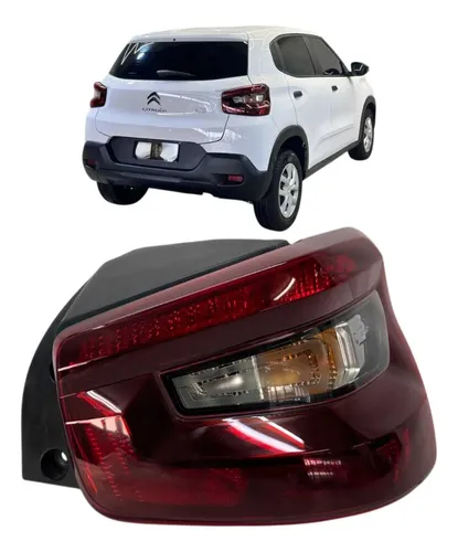 Lanterna Direita Citroen C3 2023 2024 2025 Original Direito/passageiro Vermelho