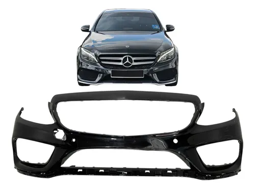 Parachoque Dianteiro Mercedes C200 C250 C300 Amg 2015 A 2018 Preto