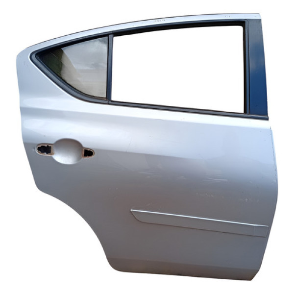 Porta Traseira Direita Nissan Versa 2011 A 2019 Traseira Direita Prata