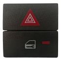 Botão Pisca Alerta Trava Gm Vectra 2006 2011 Preto
