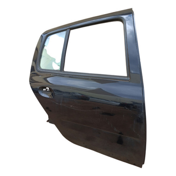 Porta Traseira Direita Renault Clio 2002 03 04 05 06 07 08  Traseira Direita Preto
