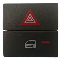 Botão Pisca Alerta Trava Gm Vectra 2006 2011 Preto