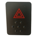 Botão Pisca Alerta Nissan Tiida 2010 Preto