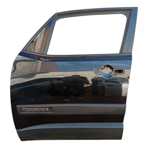 Porta Dianteira Esquerda Jeep Renegade 2016 A 2021 Dianteira Esquerda Preto