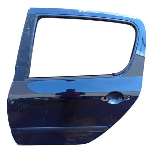 Porta Traseira Esquerda Peugeot 307 2006 A 2012 Traseira Esquerda Preto