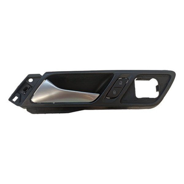 Maçaneta Interna Dianteira Esquerda Vw Jetta 2011 12 14 15 Prata