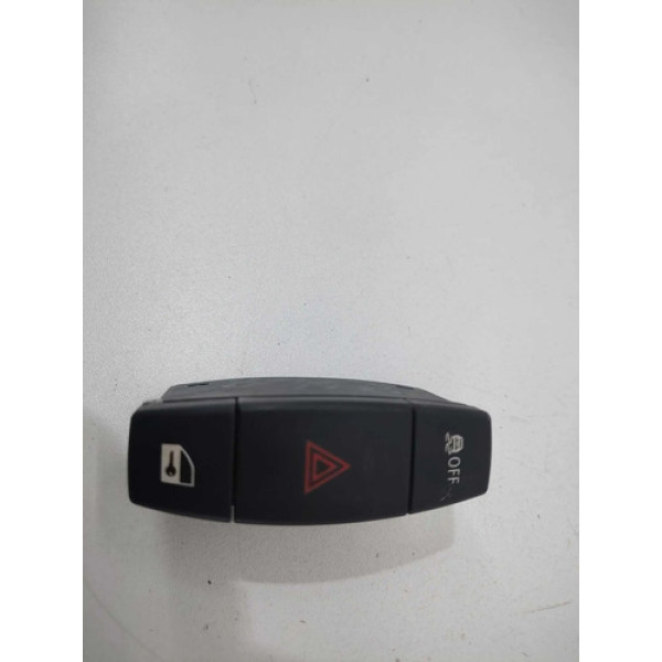 Botao Pisca Alerta Bmw 118i 2011 Preto