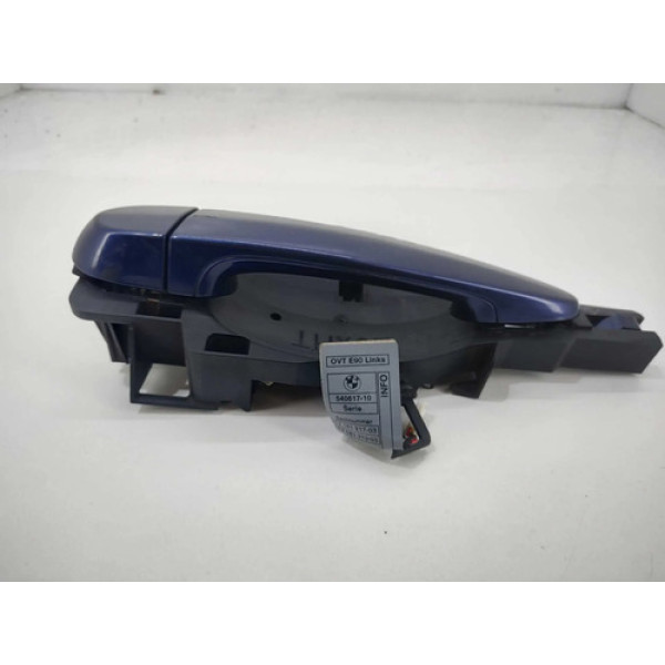 Maçaneta Externa Porta Bmw 320i 2010 Traseira Esquerda Preto Traseira
