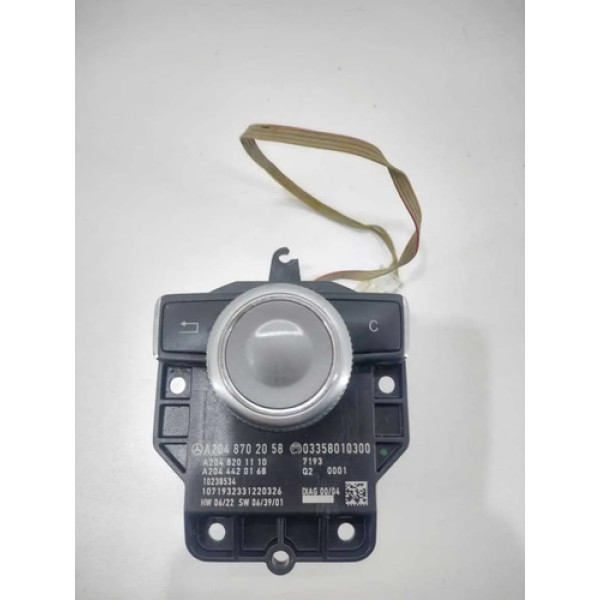 Botao Drive Multimida Mercedes C280 2008 Preto