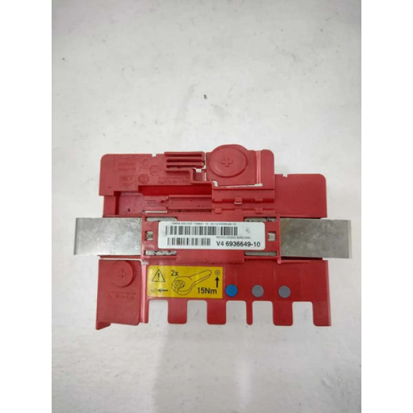 Capa Tampa Terminal Bateria Bmw X3 2014 Vermelho