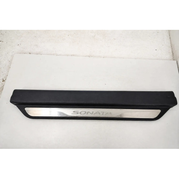 Soleira Porta Hyundai Sonata 2011 Dianteira Esquerda Preto