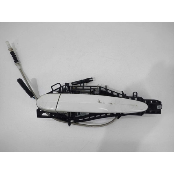 Maçaneta Externa Bmw 320i 2014 Traseira Esquerda Branco Traseira