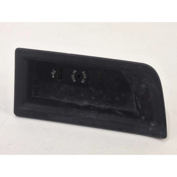 Moldura Entrada Usb Aux In Bmw 328 2013 Preto