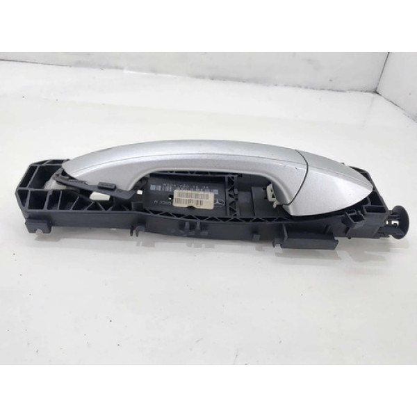 Maçaneta Externa Mercedes C180 2014 Traseira Direita Prateado Traseira