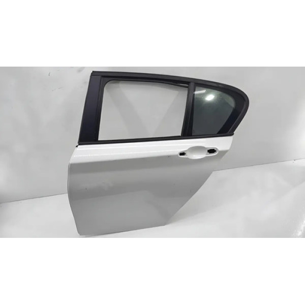 Porta Bmw 116 2013 2014 2015 Traseira Esquerda Lisa  Traseira Esquerdo Branco