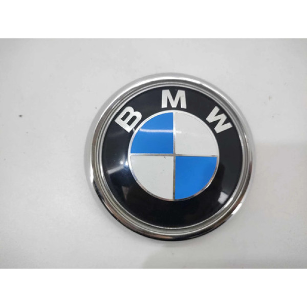 Emblema Bmw X3 2015 Tampa Traseira Preto