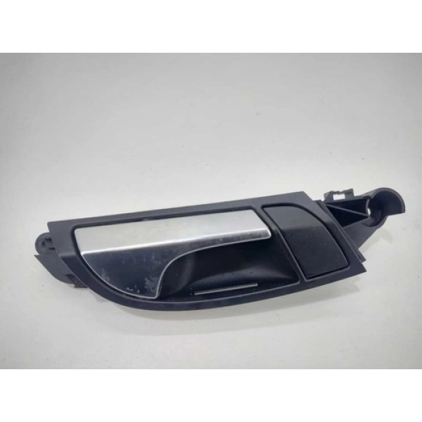 Maçaneta Fechadura Porta Audi Q7 2008 Dianteira Direita Prata Dianteira