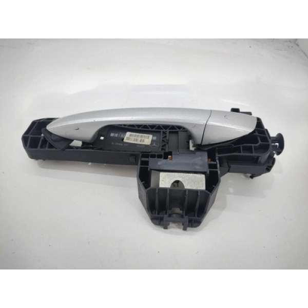 Maçaneta Externa Mercedes C180 2012 Traseira Esquerda Prateado Traseira