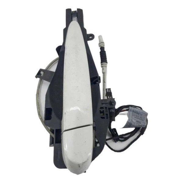 Maçaneta Externa Porta Bmw X1 2014 Traseira Direita Branco Traseira