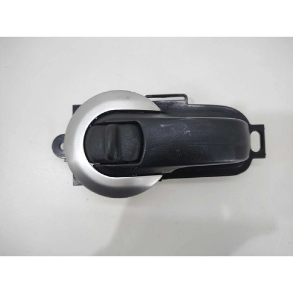 Maçaneta Interna Nissan Tiida 2010 Traseira Direita Prateado Traseira